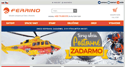 Desktop Screenshot of ferrino.sk